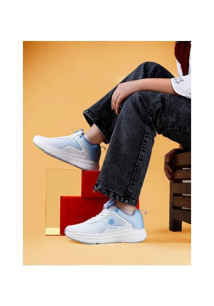 Bacca Bucci White Sky Blue Nexus Chunky-Sole Running/Active Sports Shoes for Women | Best Price UAE